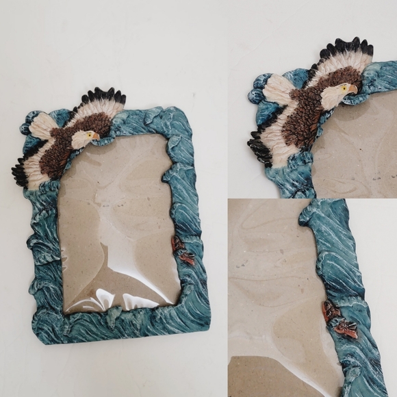 Other - eagle and fish 3D pictures frames, ocean 3D 4" x 6"
